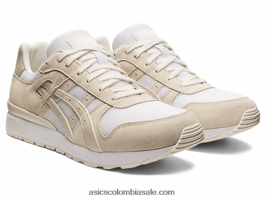 hombres Asics gt-ii crema/gris humo 20X82N1752