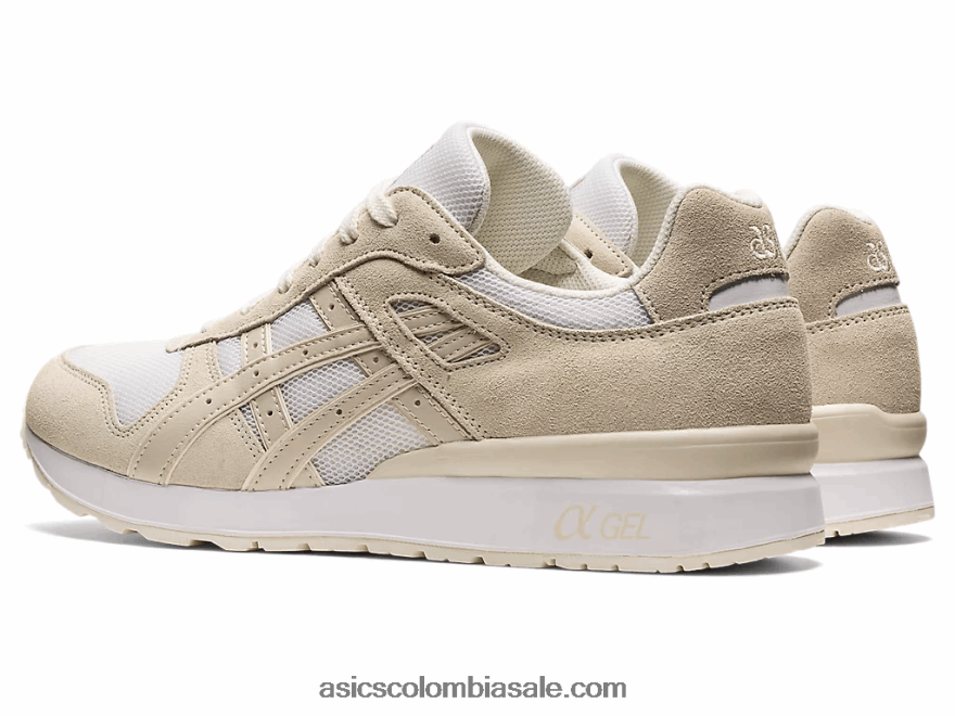 hombres Asics gt-ii crema/gris humo 20X82N1752