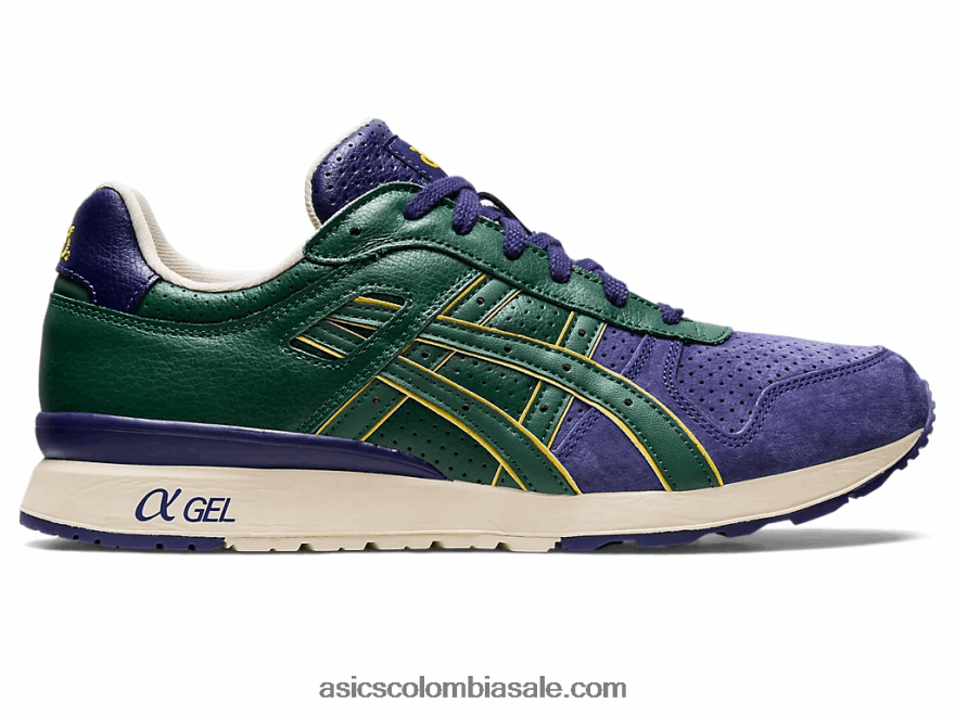 hombres Asics gt-ii morado mate/verde cazador 20X82N777