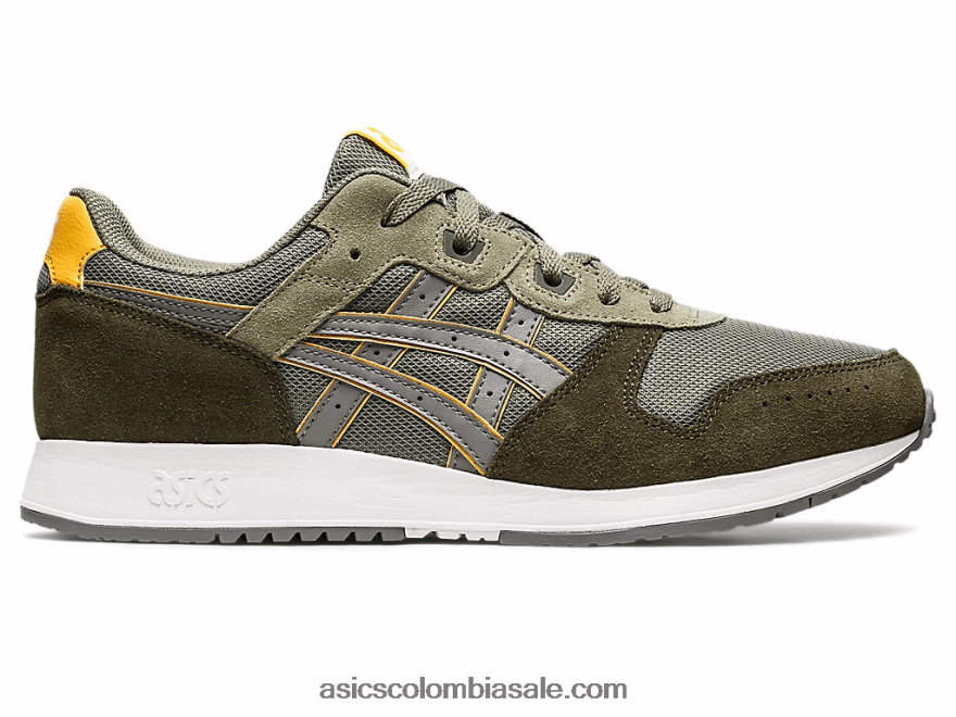 hombres Asics lyte clásico verde liquen/gris arcilla 20X82N1223