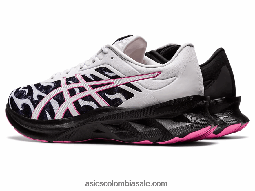 hombres Asics sps novablast blanco negro 20X82N1300