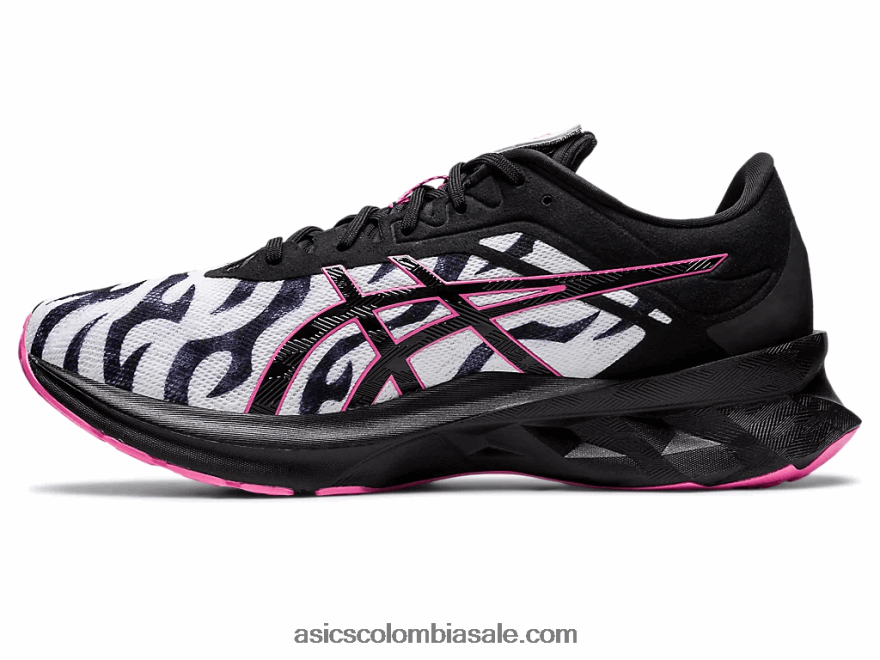 hombres Asics sps novablast blanco negro 20X82N1300