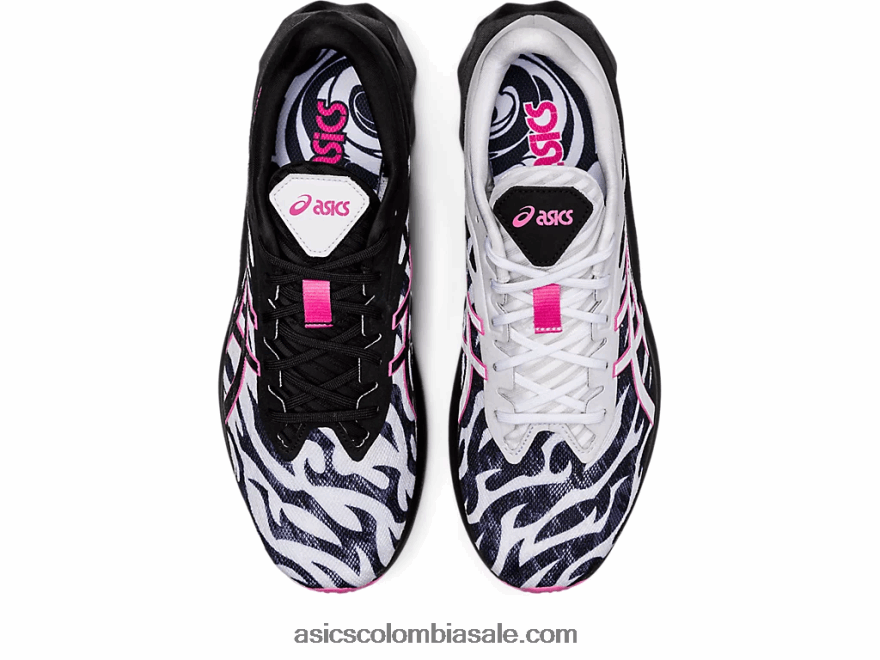 hombres Asics sps novablast blanco negro 20X82N1300