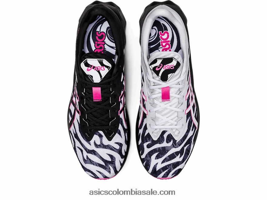 hombres Asics sps novablast blanco negro 20X82N1300