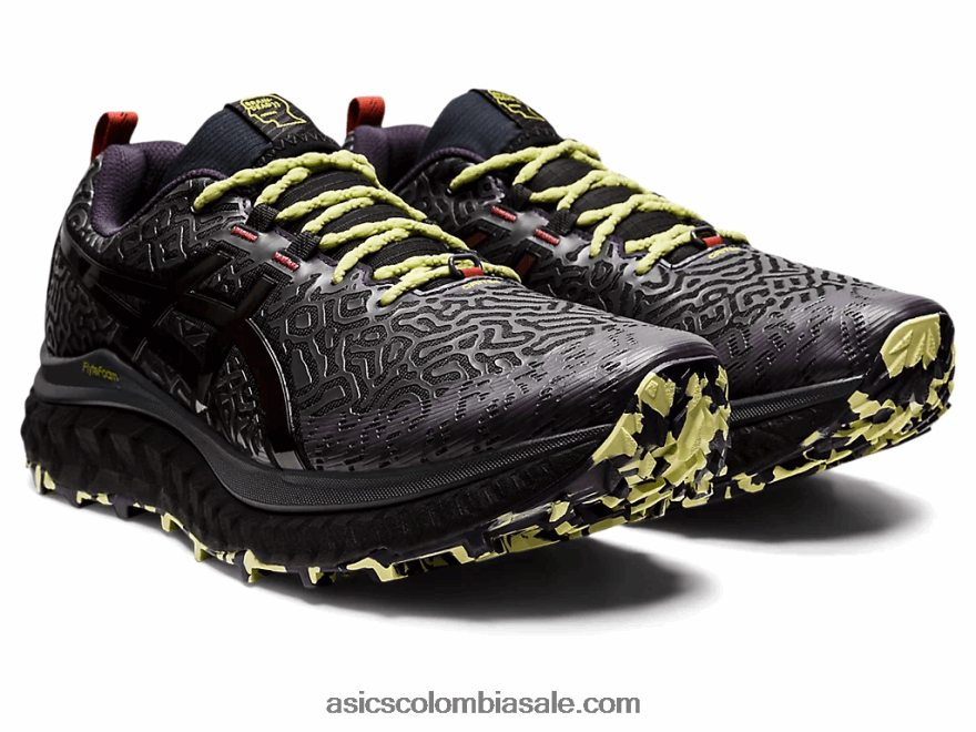 hombres Asics trabuco max negro/cinabrio 20X82N1706