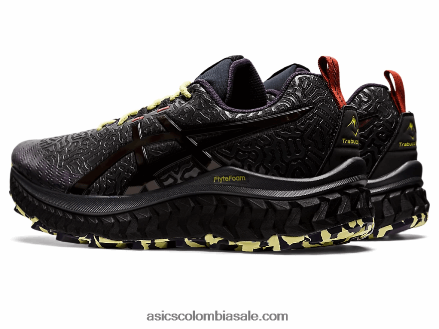 hombres Asics trabuco max negro/cinabrio 20X82N1706