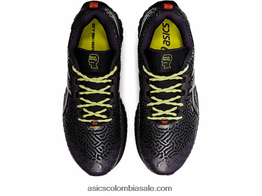 hombres Asics trabuco max negro/cinabrio 20X82N1706