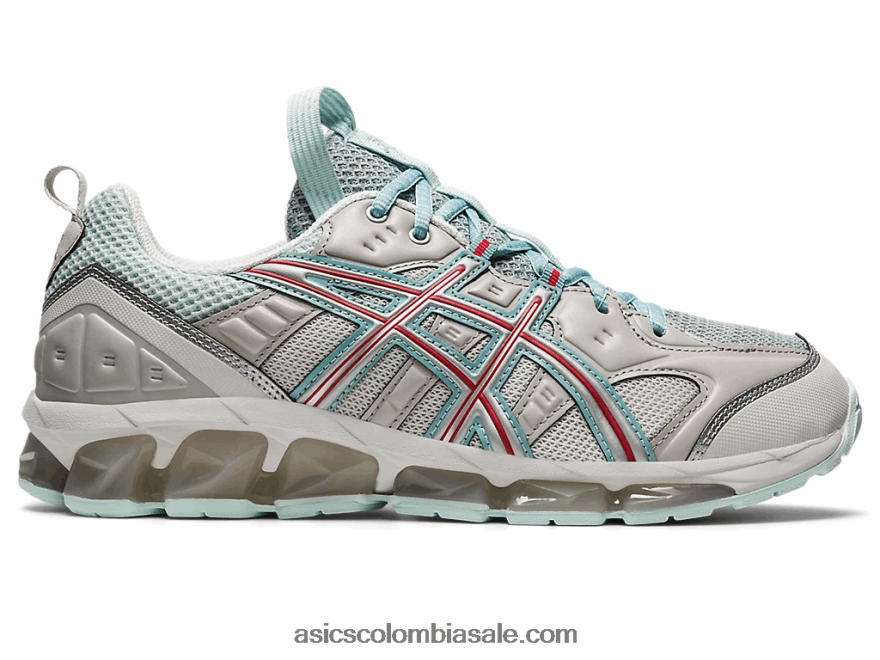 hombres Asics us3-s gel-quantum 360 vii kiso gris glaciar/cayena 20X82N752