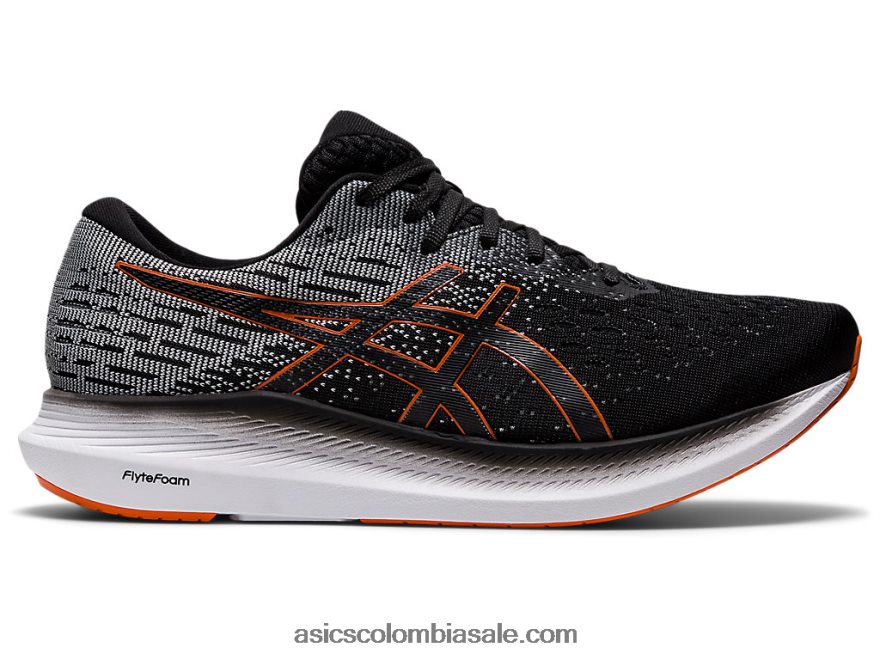 hombres Asics Evoride 2 negro/naranja caléndula 20X82N1918