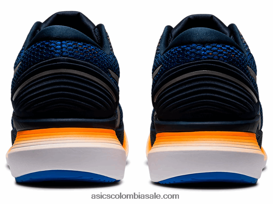 hombres Asics Glideride 2 lite-show azul francés/plata pura 20X82N1800