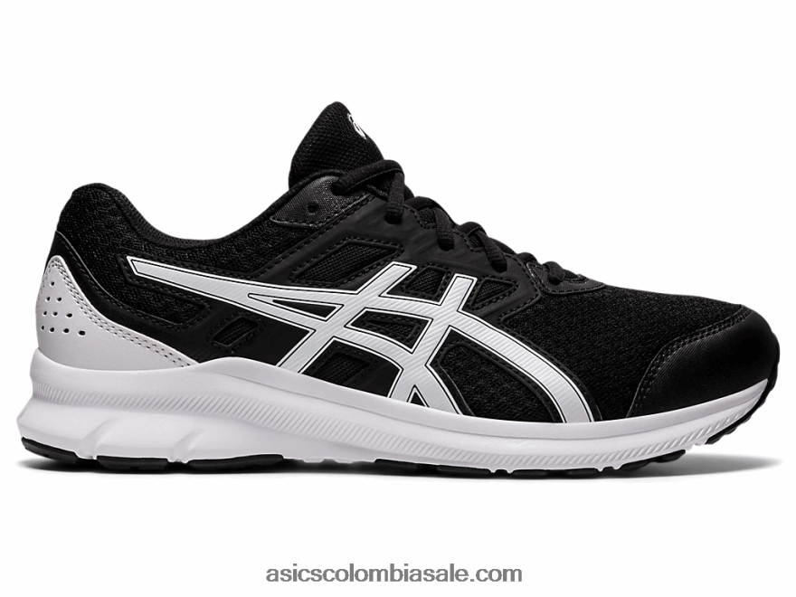 hombres Asics Jolt 3 extra ancho blanco negro 20X82N1931