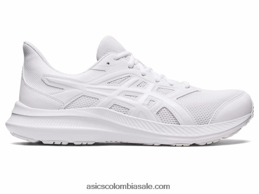 hombres Asics Jolt 4 extra ancho blanco 20X82N451