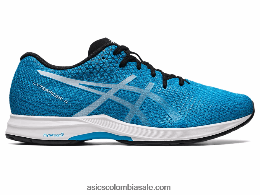 hombres Asics alfabetización 4 isla azul/blanco 20X82N118