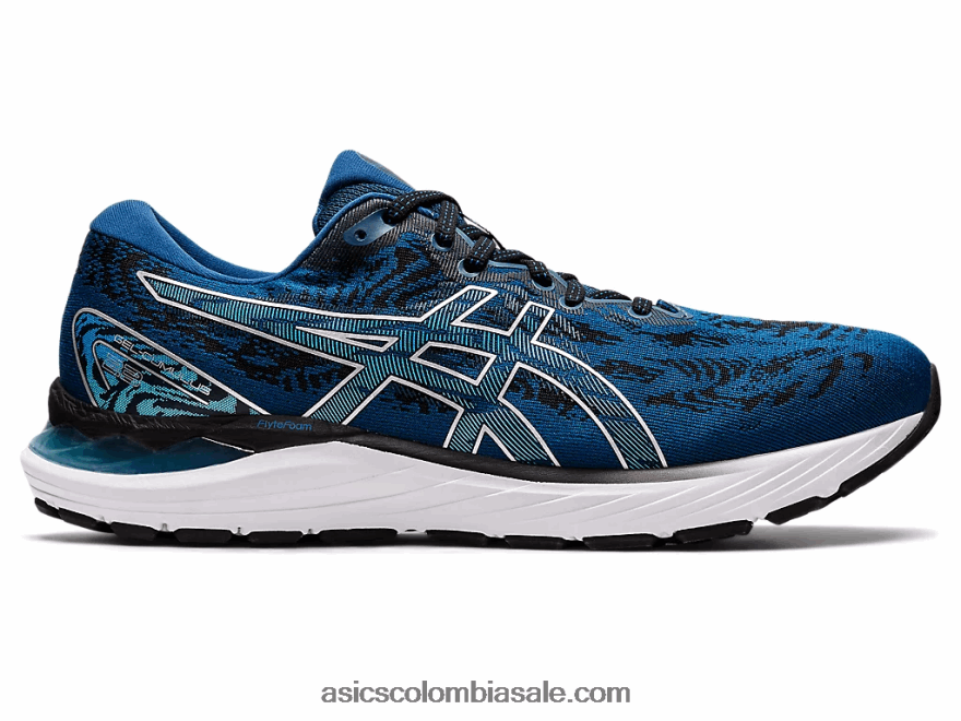 hombres Asics cúmulo de gel 23 azul mako/plata pura 20X82N1370
