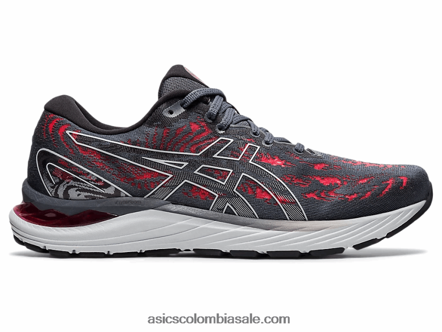 hombres Asics cúmulo de gel 23 gris portador/gris piedmont 20X82N1896