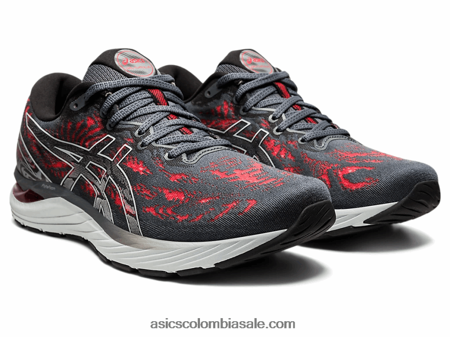 hombres Asics cúmulo de gel 23 gris portador/gris piedmont 20X82N1896