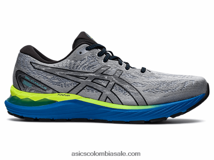 hombres Asics cúmulo de gel 23 yeso/negro 20X82N1588