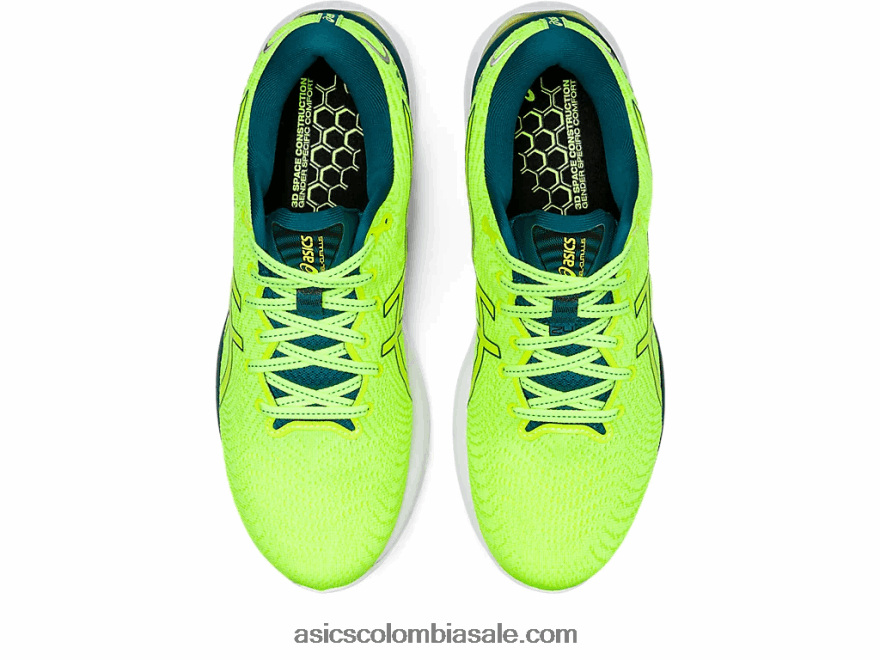hombres Asics cúmulo de gel 24 amarillo seguridad/pino terciopelo 20X82N1036