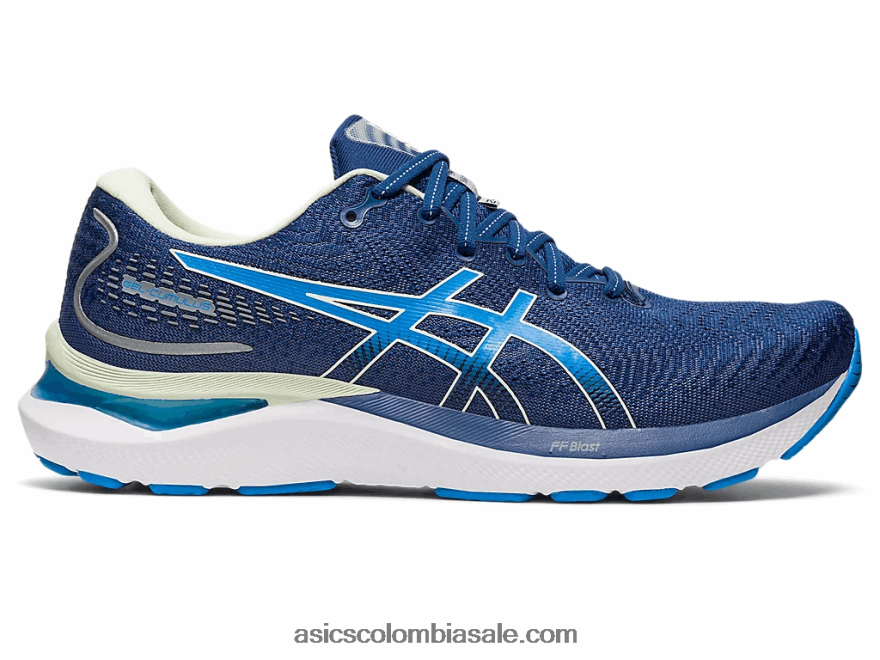 hombres Asics cúmulo de gel 24 azul medianoche/azul azul 20X82N153