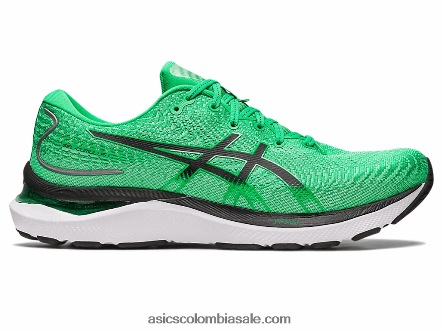 hombres Asics cúmulo de gel 24 cilantro/negro 20X82N392