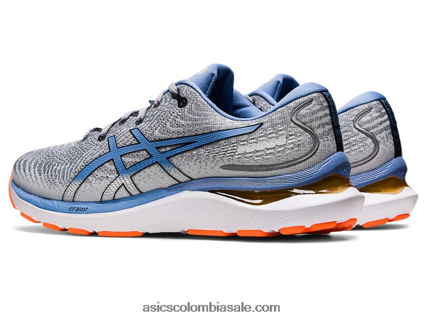 hombres Asics cúmulo de gel 24 hoja de roca/armonía azul 20X82N403