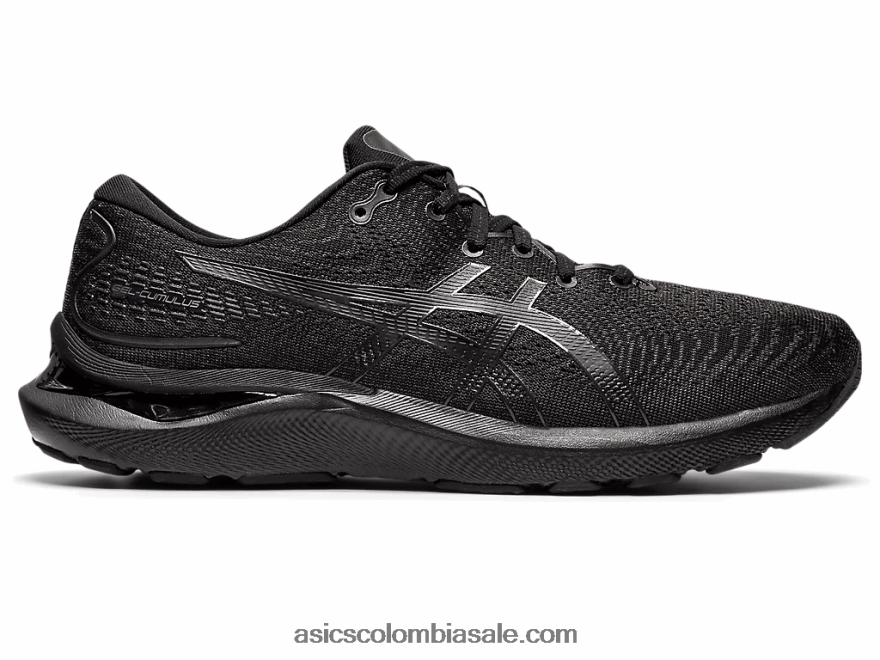 hombres Asics cúmulo de gel 24 negro 20X82N1308