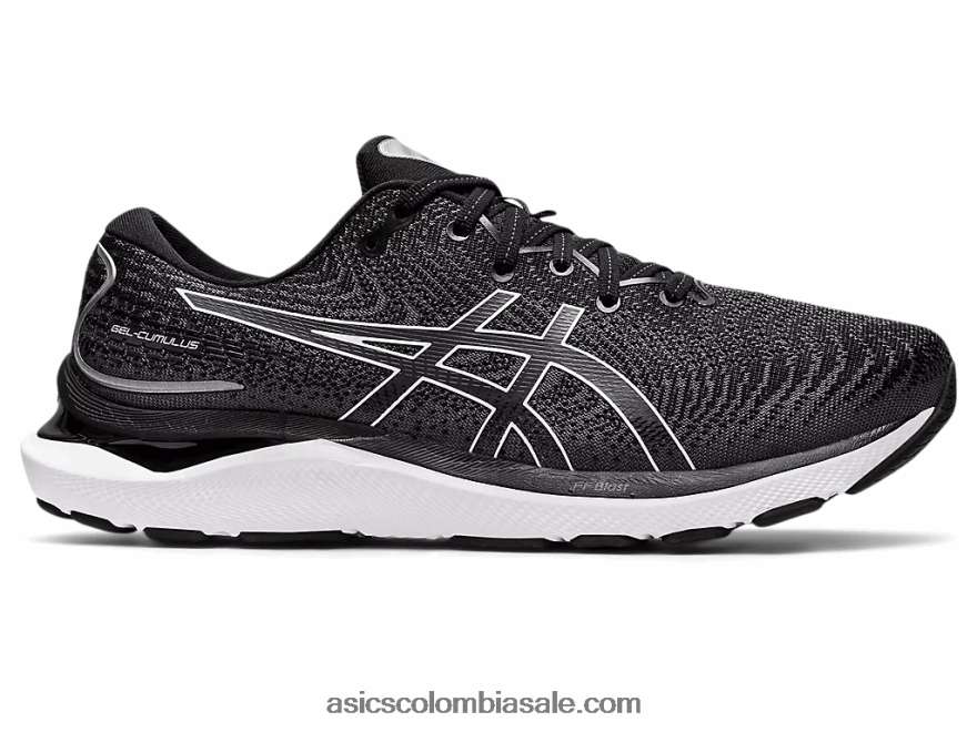 hombres Asics cúmulo de gel 24 portador gris/blanco 20X82N1309