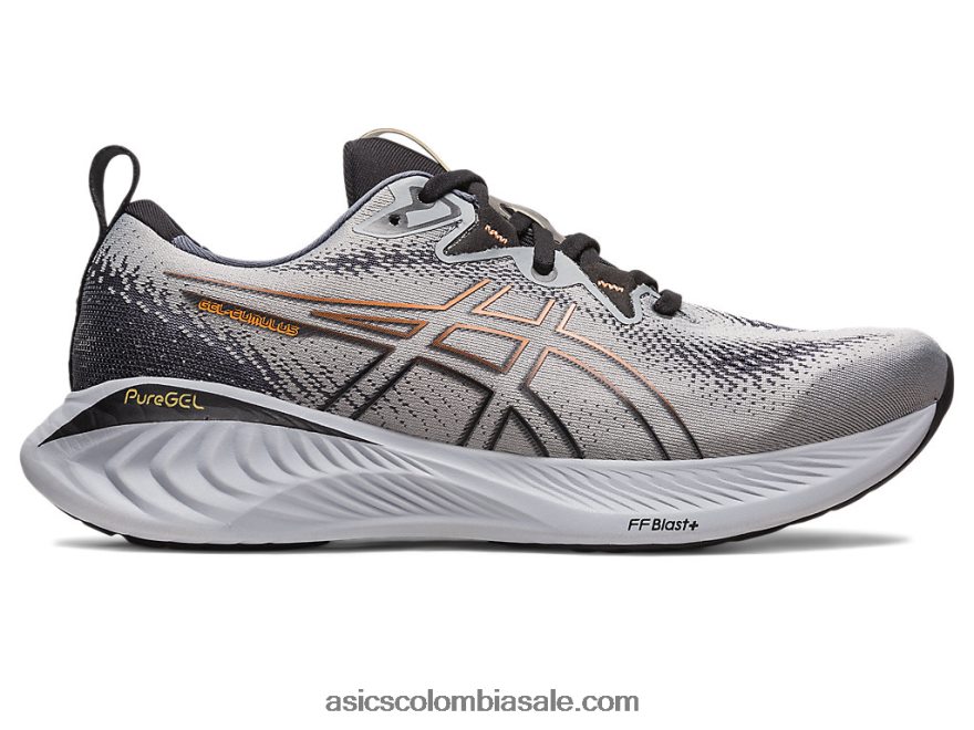 hombres Asics cúmulo de gel 25 yeso/durazno 20X82N3