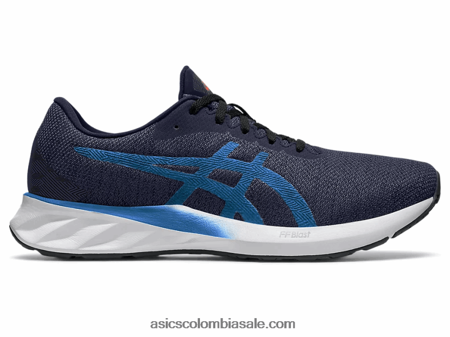 hombres Asics carretera explosiva chaquetón/directorio azul 20X82N2077