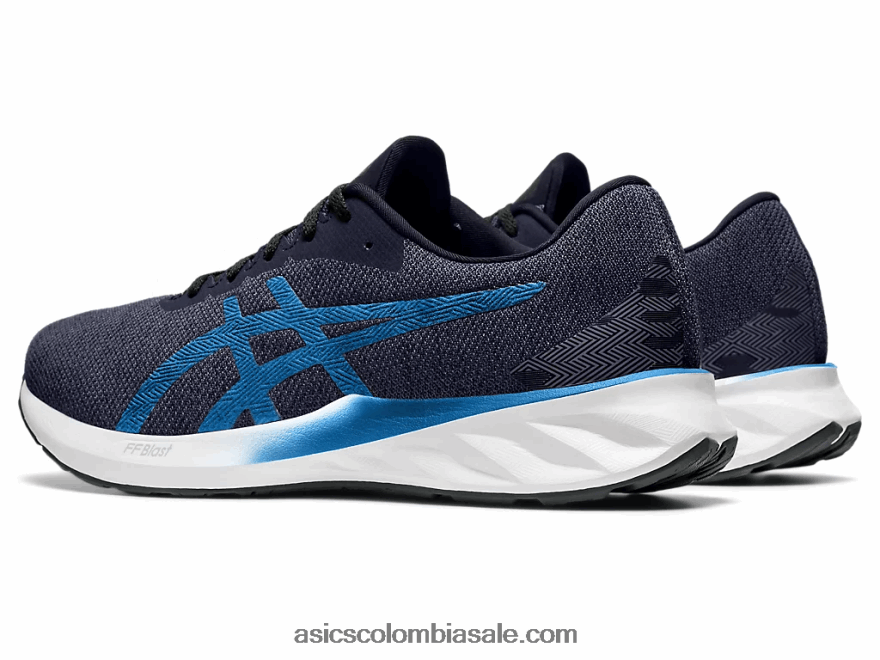hombres Asics carretera explosiva chaquetón/directorio azul 20X82N2077