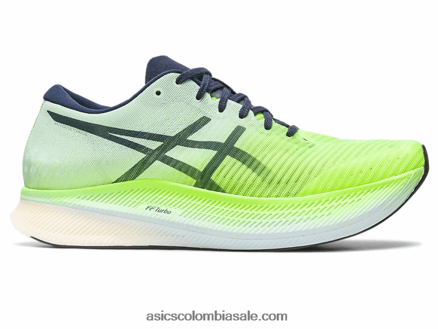 hombres Asics cielo de metavelocidad peligro verde/cielo 20X82N256
