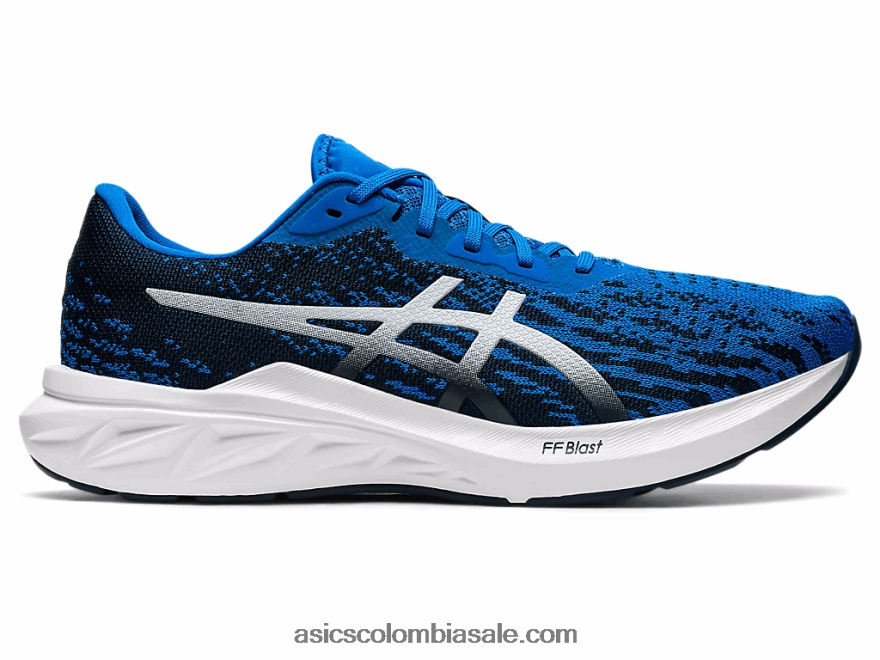 hombres Asics dinablasto 2 azul eléctrico/blanco 20X82N1723