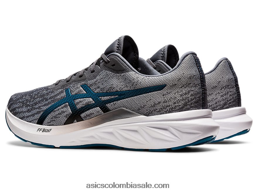 hombres Asics dinablasto 2 metrópolis/verde azulado profundo 20X82N1718