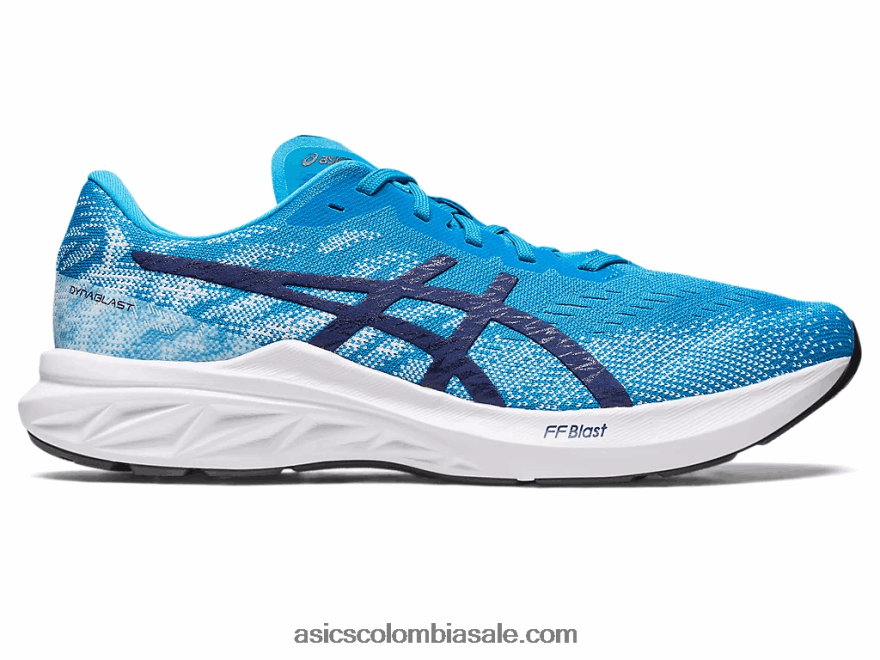 hombres Asics dinablasto 3 azul isla/azul índigo 20X82N88