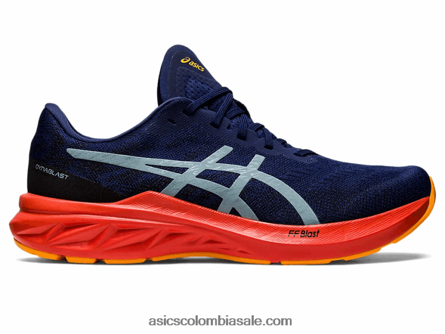 hombres Asics dinablasto 3 océano profundo/acero ligero 20X82N821