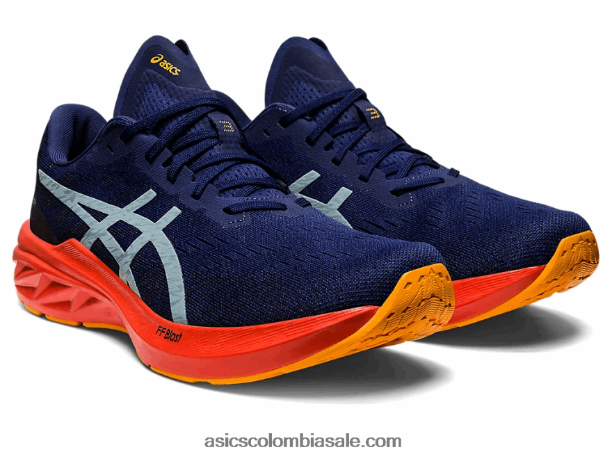 hombres Asics dinablasto 3 océano profundo/acero ligero 20X82N821