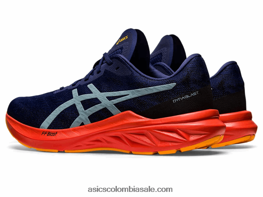 hombres Asics dinablasto 3 océano profundo/acero ligero 20X82N821