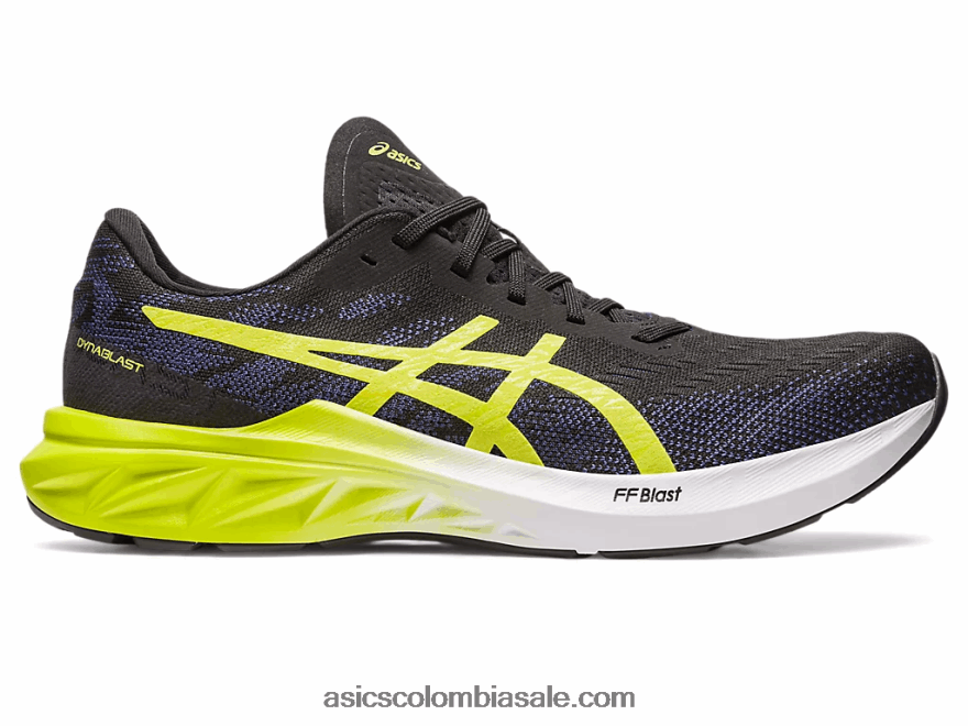 hombres Asics dinablasto 3 ralladura de lima/negra 20X82N264