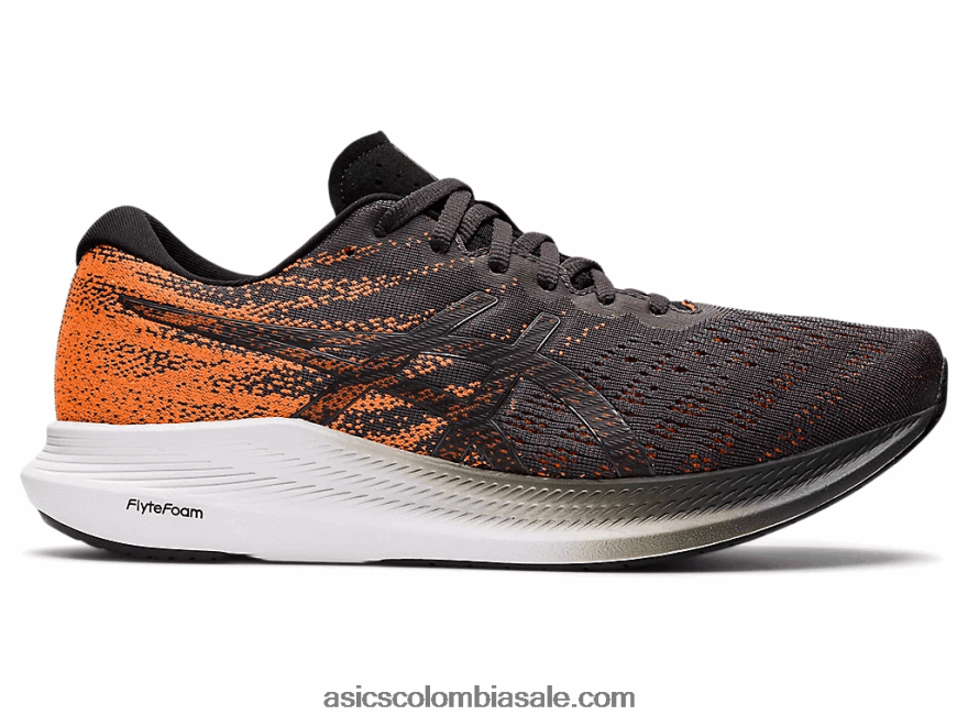 hombres Asics evoride 3 gris obsidiana/negro 20X82N1111