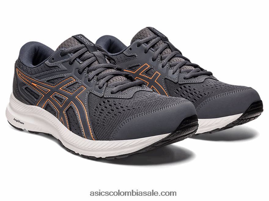 hombres Asics gel-conten 8 extra ancho portador gris/metrópolis 20X82N417