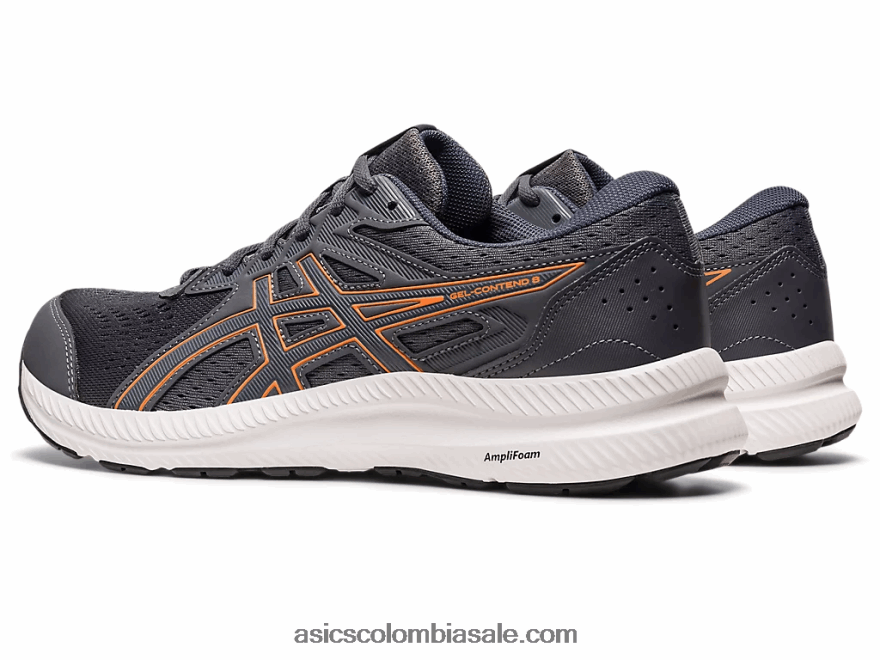 hombres Asics gel-conten 8 extra ancho portador gris/metrópolis 20X82N417