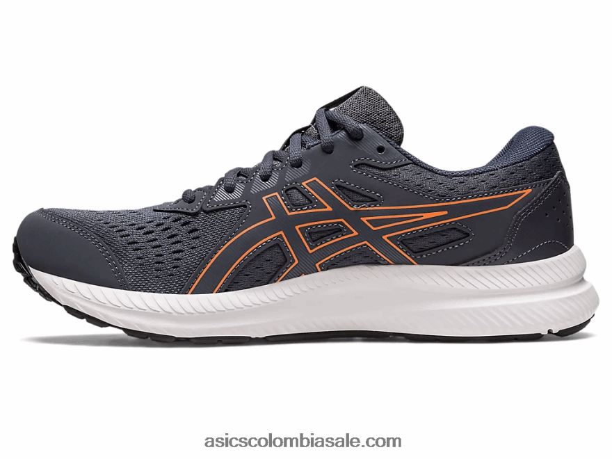 hombres Asics gel-conten 8 extra ancho portador gris/metrópolis 20X82N417