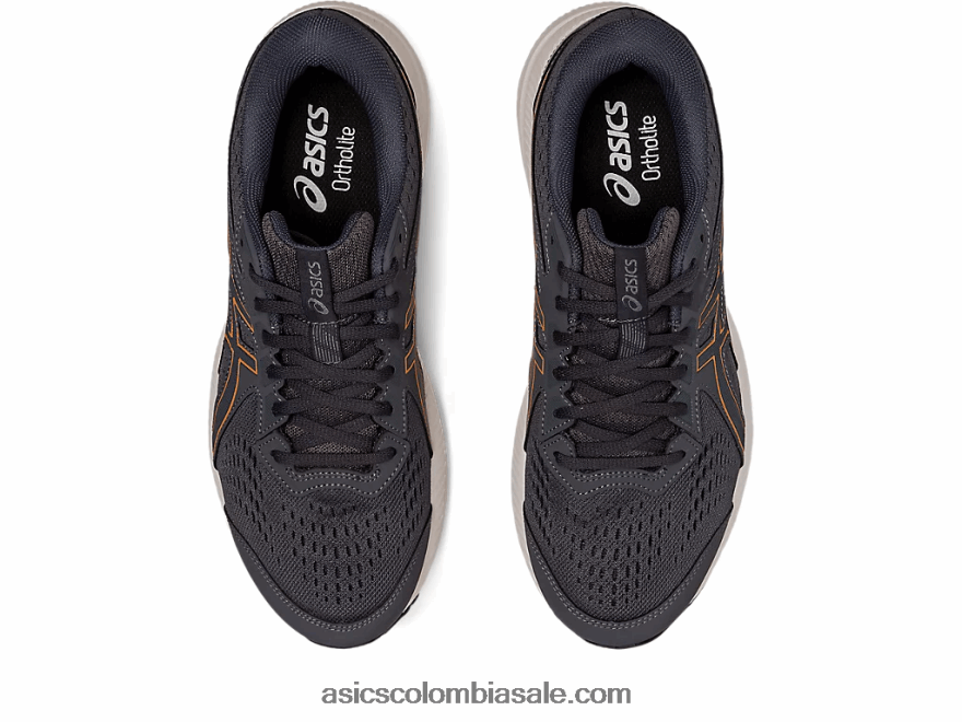 hombres Asics gel-conten 8 extra ancho portador gris/metrópolis 20X82N417