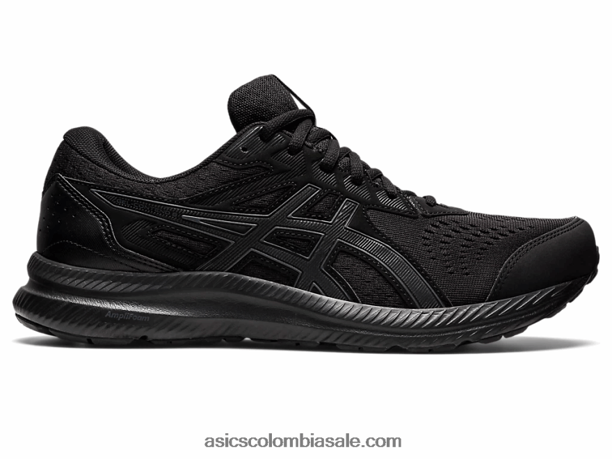 hombres Asics gel-contender 8 negro/gris portador 20X82N714