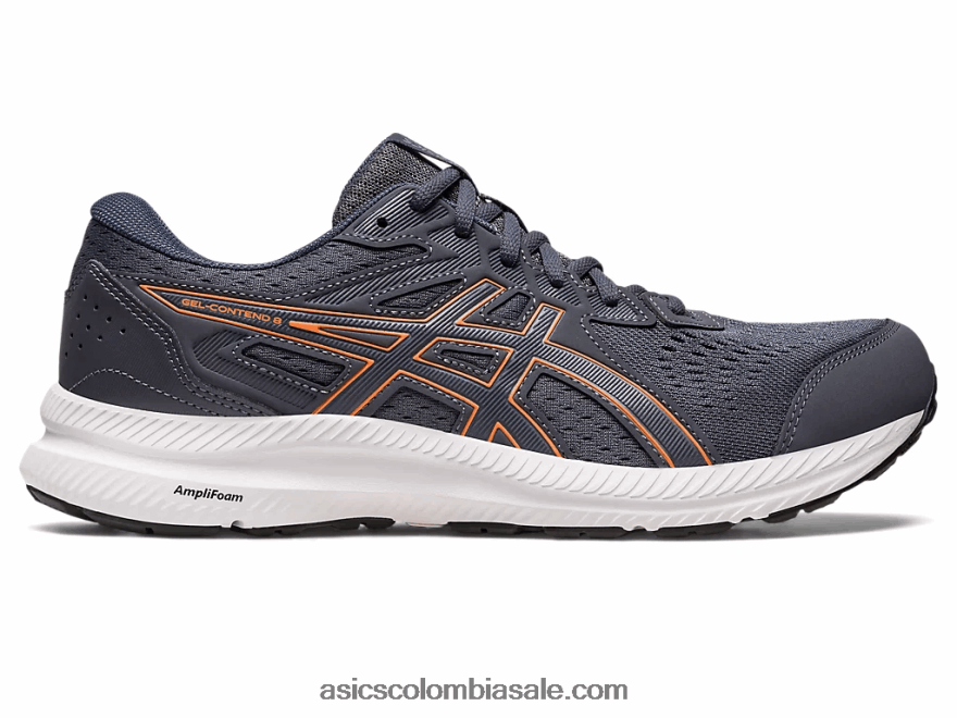 hombres Asics gel-contender 8 portador gris/metrópolis 20X82N404