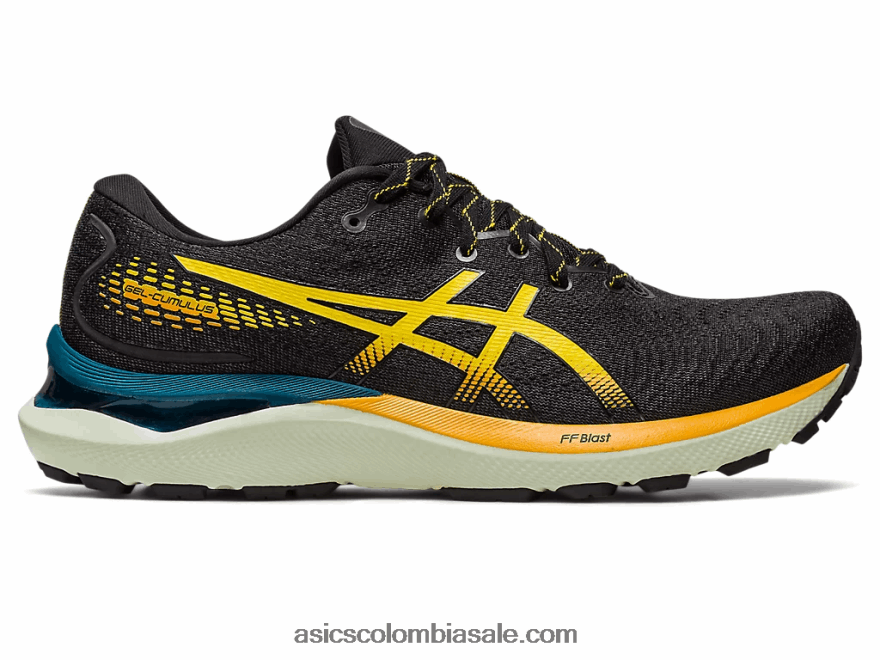 hombres Asics gel-cumulus 24 tr baño de naturaleza baño natural/amarillo dorado 20X82N621