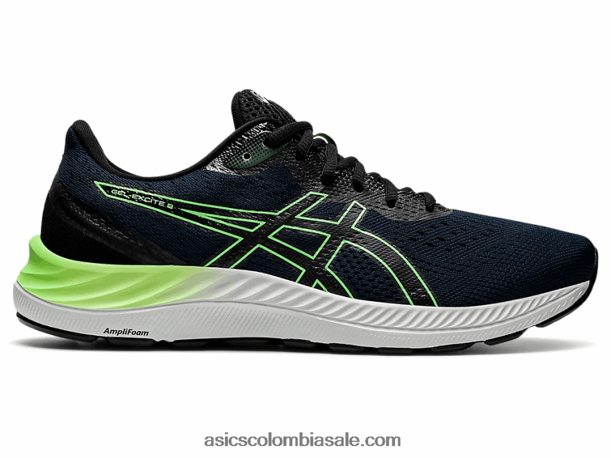 hombres Asics gel-excite 8 azul francés/lima brillante 20X82N1663