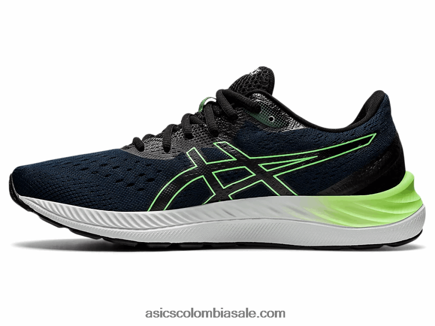 hombres Asics gel-excite 8 azul francés/lima brillante 20X82N1663