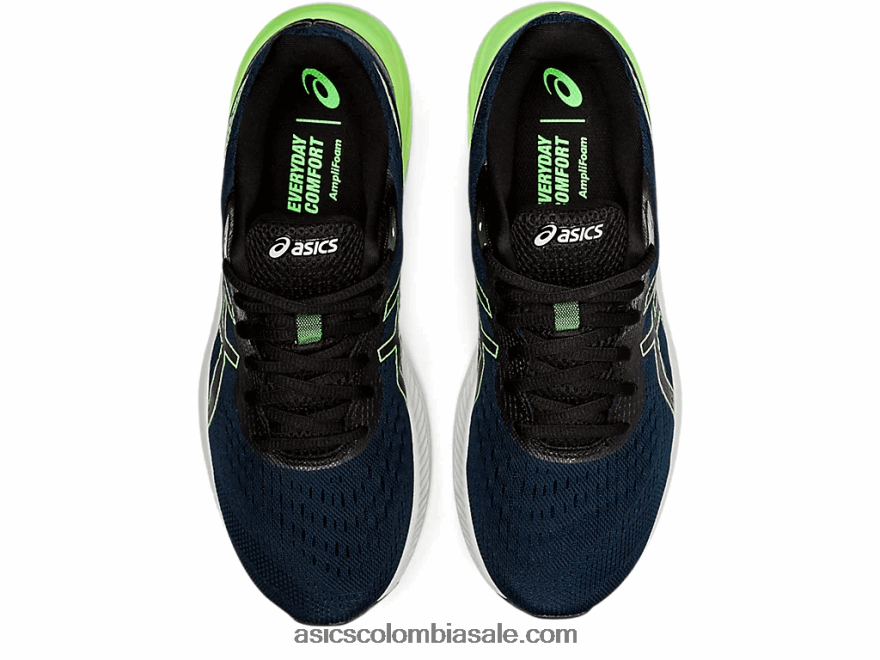hombres Asics gel-excite 8 azul francés/lima brillante 20X82N1663