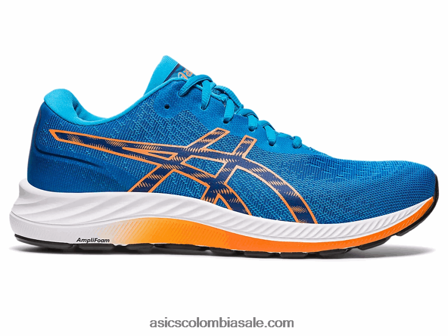 hombres Asics gel-excite 9 azul isla/melocotón sol 20X82N456